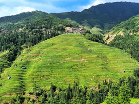 从江加榜梯田风光