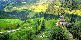 从江加榜梯田风光