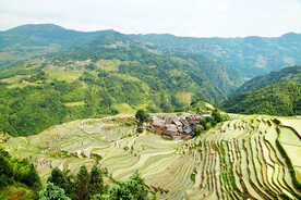 从江加榜梯田风光