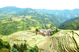 从江加榜梯田风光