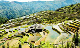 从江加榜梯田风光