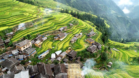 从江加榜梯田风光