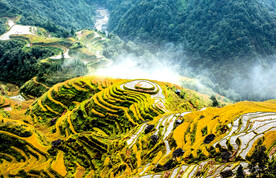 从江加榜梯田风光