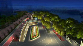 公园亮化效果图