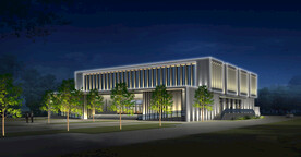 楼体夜景泛光效果图