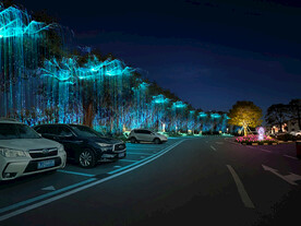 生命之树 光纤 网红灯造景