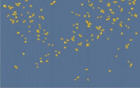 水墨山水简约花鸟背景客厅装饰画