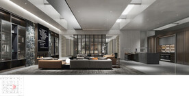 展厅 装潢效果图 3D建模  