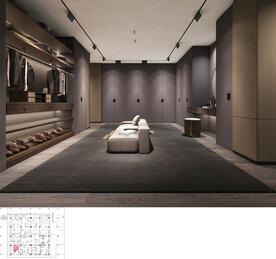 展厅 装潢效果图 3D建模  