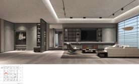 展厅 装潢效果图 3D建模  