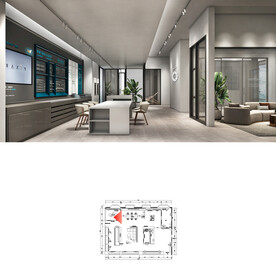 无主灯 展厅效果图   全屋定