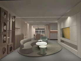 灯光模拟 无主灯出光效果   