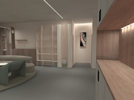 灯光模拟 无主灯出光效果   