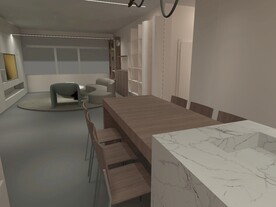 灯光模拟 无主灯出光效果   