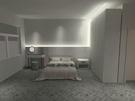 灯光模拟 无主灯出光效果   