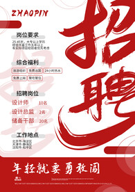 招聘海报
