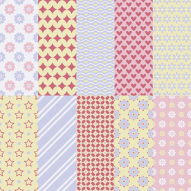 花背景 布艺 花朵 底纹 花边