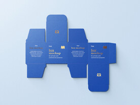 纸盒包装设计样机模板