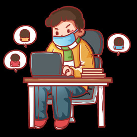 预防病毒居家办公