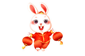 2023兔年卡通兔子