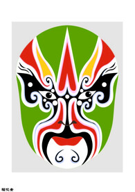 程咬金 脸谱 京剧