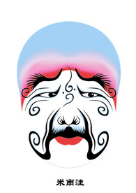 米南洼 脸谱 京剧