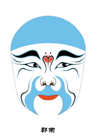 郭荣 脸谱 京剧