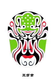 王彦章 脸谱 京剧