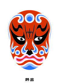 韩昌 脸谱 京剧