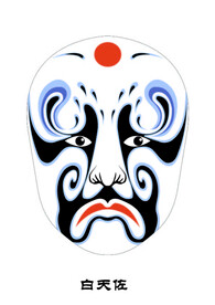 白天佐 脸谱 京剧