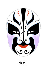 焦赞 脸谱 京剧