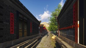 古风小镇效果图