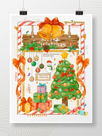 圣诞节海报