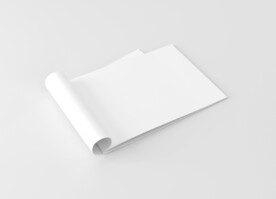 空白宣传手册样机模板