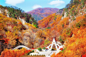 丹东天桥沟秋色