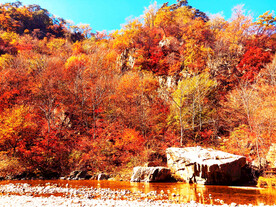 丹东天桥沟秋色