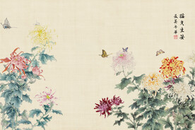 复古工笔画中国风