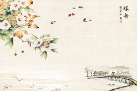 复古工笔画中国风