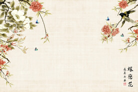 复古工笔画中国风