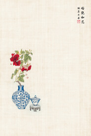 复古工笔画中国风