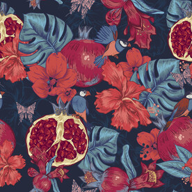 热带树叶百香果