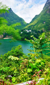 广西凌云浩坤湖湿地公园