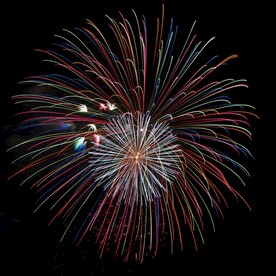 烟花夜空素材图片