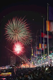 烟花夜空素材图片