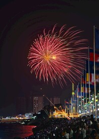 烟花夜空素材图片