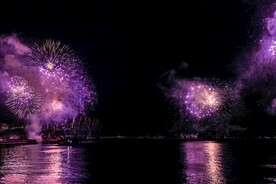 烟花夜空素材图片