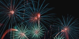 烟花夜空素材图片