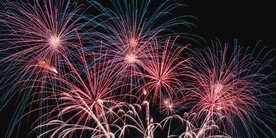 烟花夜空素材图片