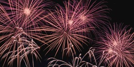 烟花夜空素材图片