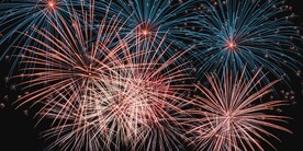 烟花夜空素材图片